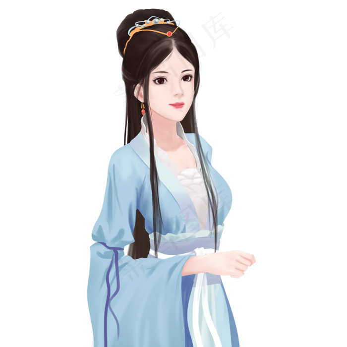 中秋节嫦娥(3000X3000(DPI:300))psd模版下载