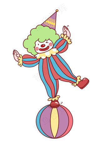 愚人节开心的小丑