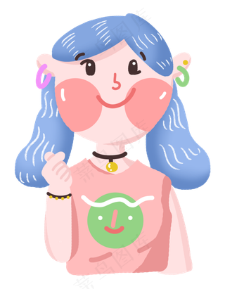 520情侣可爱摇滚头像女生