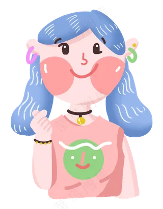 520情侣可爱摇滚头像女生