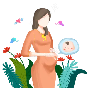 怀孕妈妈温馨画面