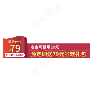 双11预定定金