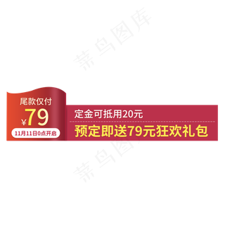 双11预定定金