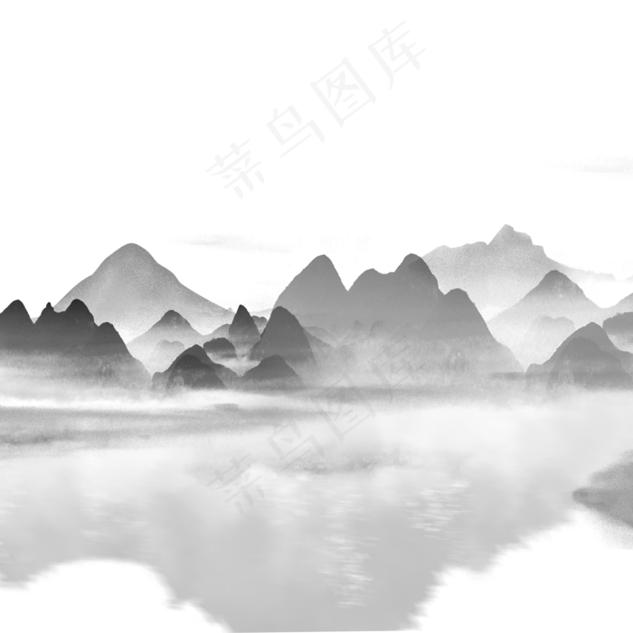 古风水墨山水