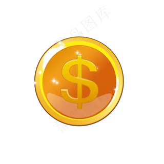 618狂欢节金币矢量图,免抠元素