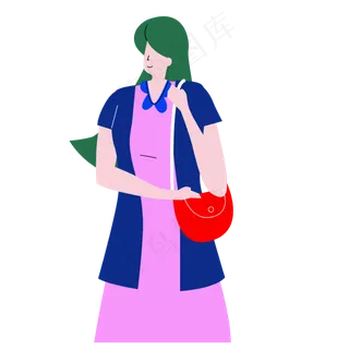 618购物女人装饰素材