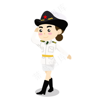 免扣建军节装饰素材