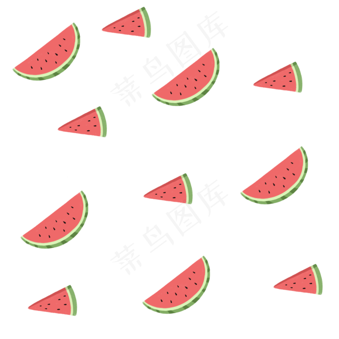 夏季水果西瓜下载(2000X2000(DPI:300))psd模版下载