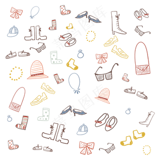 卡通迷你印花图案,免抠元素 卡通迷你印花图案,免抠元素