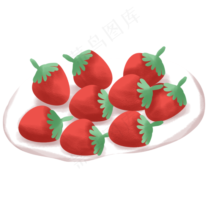 一盘草莓