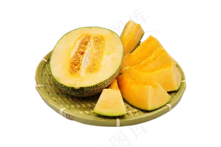切开的哈密瓜