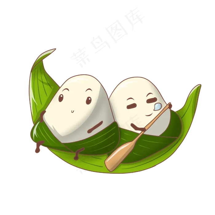 糯米粽子赛龙舟