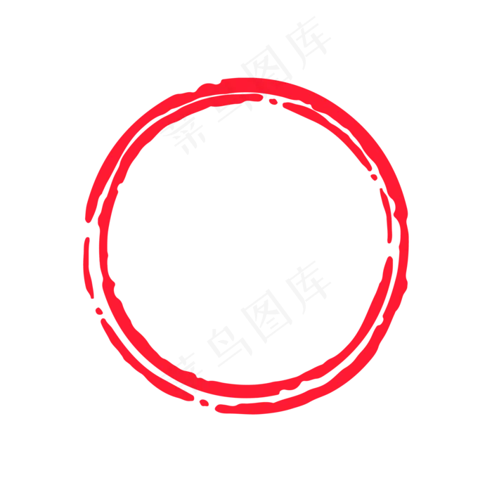 红色中国风印章(2000*2000px 300 dpi )psd模版下载