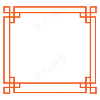 中国风红色喜庆边框,免抠元素