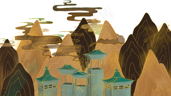 敦煌中国风手绘古风