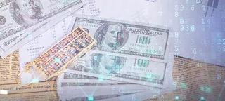 商务金融走势数字banner