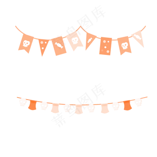 节日装饰彩旗组合