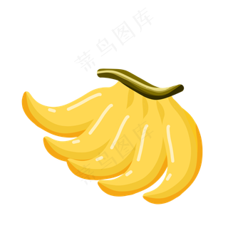 手绘水果香蕉一串大香蕉
