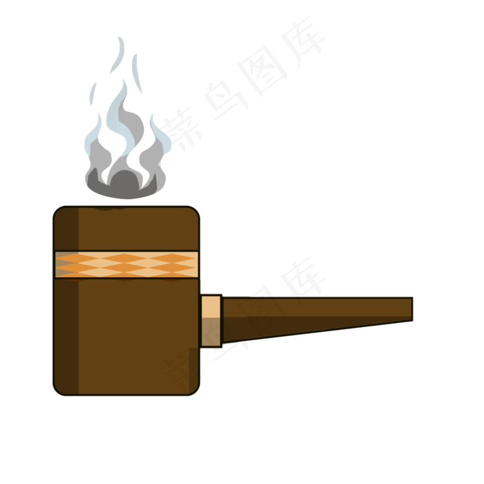 男士装饰配件免扣烟斗