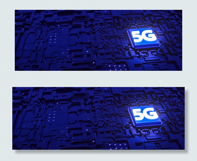科技风格5G芯片电商淘宝