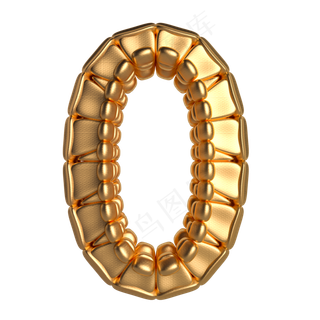 柔体金属倒计时数字0