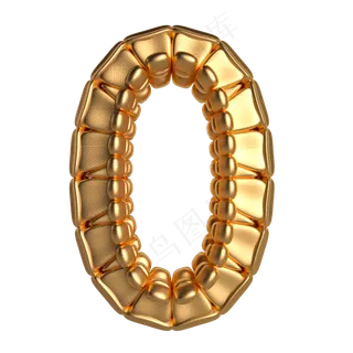 柔体金属倒计时数字0