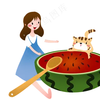 立夏人物和猫咪