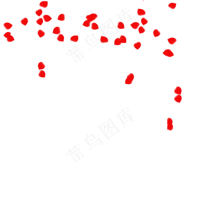 飘散的花瓣(2000X2000(DPI:300))psd模版下载
