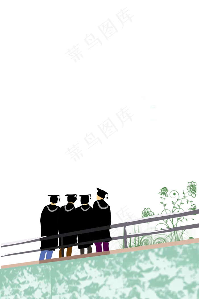 毕业季青春校园主题边框(1000X1499(DPI:300))psd模版下载