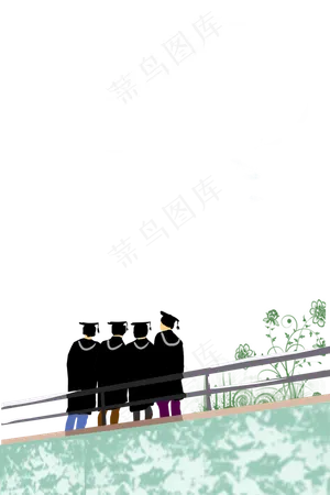 毕业季青春校园主题边框