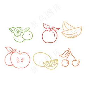 各种水果简笔画