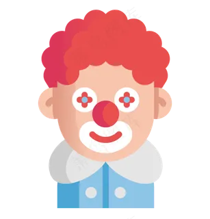 愚人节红头发小丑