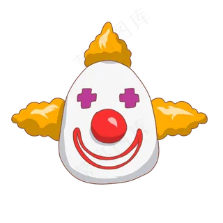 愚人节黄头发的小丑