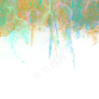 水彩晕染梦幻肌理实验彩色PNG,免抠元素