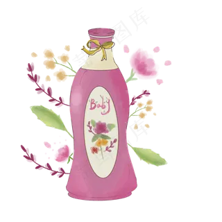 玫瑰身体沐浴乳png图片素材