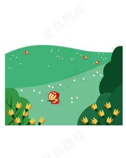 矢量免扣绿色春天,免抠元素
