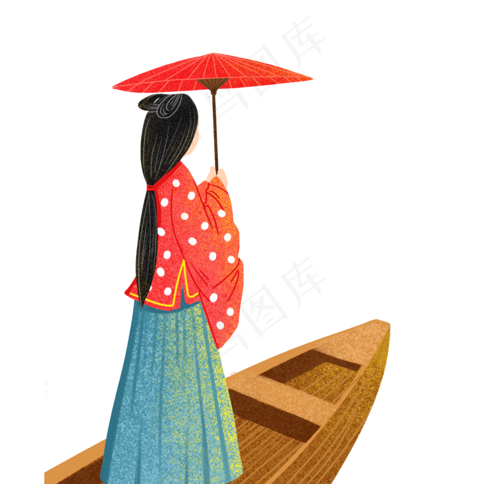 谷雨人物插图下载