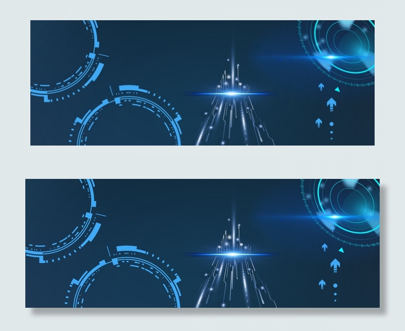 大气科技时尚成就未来海报背景素材