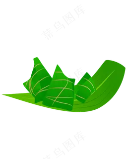 手绘矢量扁平端午粽子