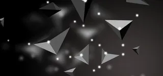 黑色 多边形 创意  亮点