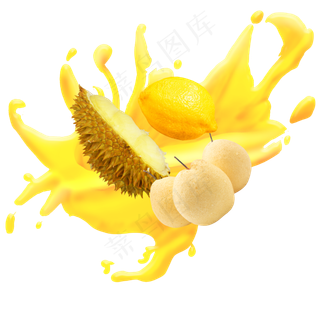 水果梨子柠檬榴莲