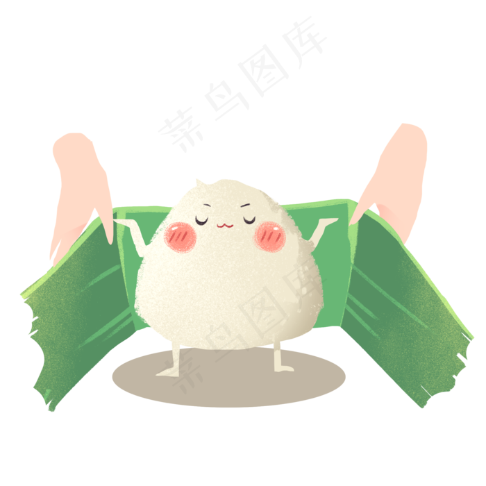 更衣的粽子哥可爱卡通png(2000X2000(DPI:300))psd模版下载