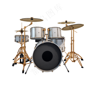立体爵士鼓png图,免抠元素