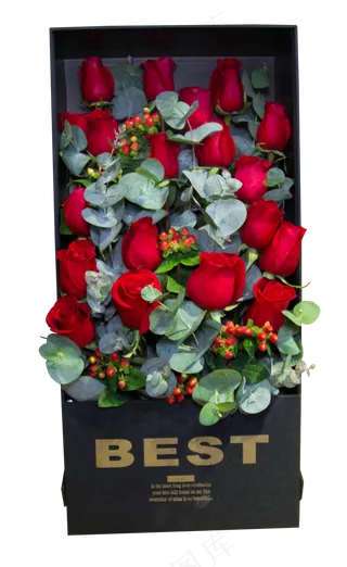 情人节浪漫玫瑰花束