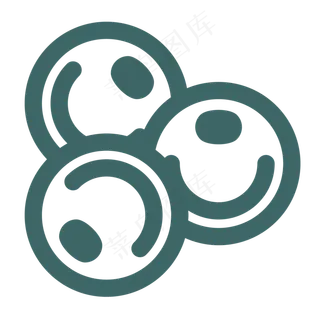 圆形的水果图标设计