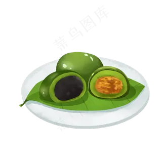清明节食品厚涂青团