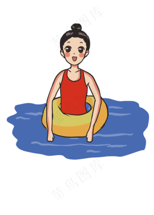 暑假夏日夏季大暑小暑游泳
