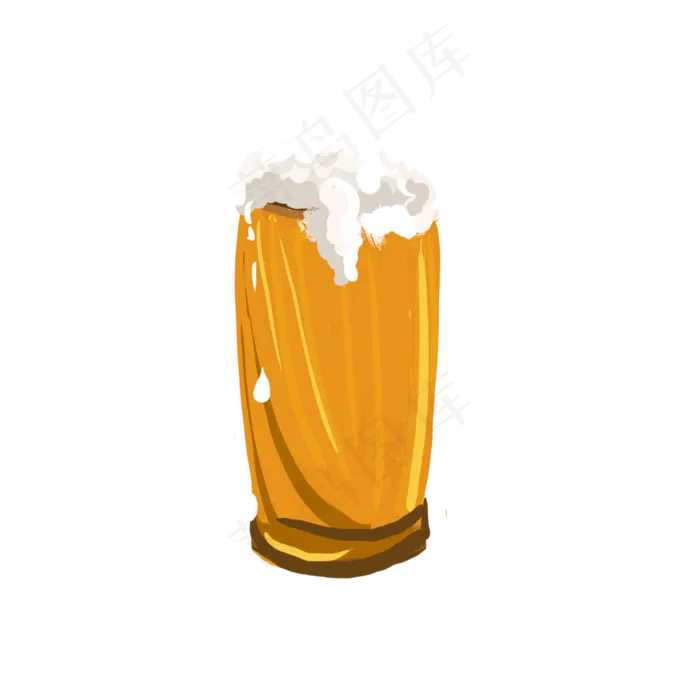 啤酒杯酒水设计图形,免抠元素(2000*2000px 300 dpi )psd模版下载