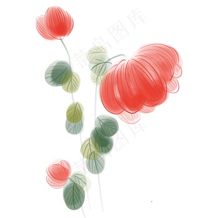 中国风水墨花卉