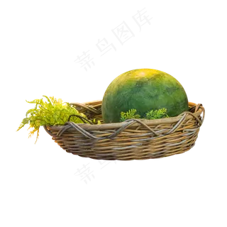 竹篮子里的西瓜 竹篮子里的西瓜